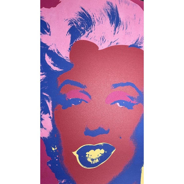 Andy Warhol 1986 Carnegie Museum of Art After Andy Warhol "Marilyn Monroe" Lithograph For Sale - Image 4 of 12