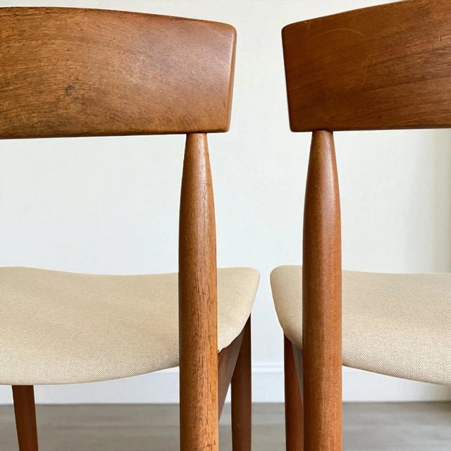 Danish Chairs in Teak with Rounded Backrest attributed to Pe Jorgensen for Farso Mobelfabrik, Denmark, 1960s, Set of 2 For Sale - Image 16 of 17