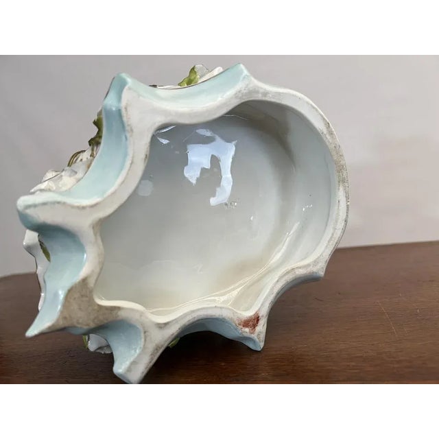 Large Art Nouveau Vase in German Slip For Sale - Image 11 of 12