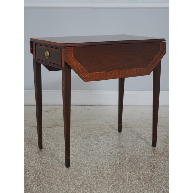Age: Approx: 30 Years Old Details: Mahogany Dovetailed Drawer Construction High Quality Construction Nice Inlay Work...