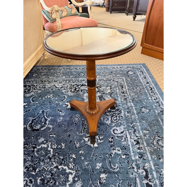Infuse classic Neoclassical elegance into your home with this beautiful Empire and Regency-style pedestal tea, drinks, or...