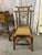 Vintage Burnt Bamboo Rattan Pagoda Desk With Chair For Sale - Image 14 of 14