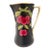 Mid 20th Century Modern Matte Black Ewer Vase- 13” Tall For Sale