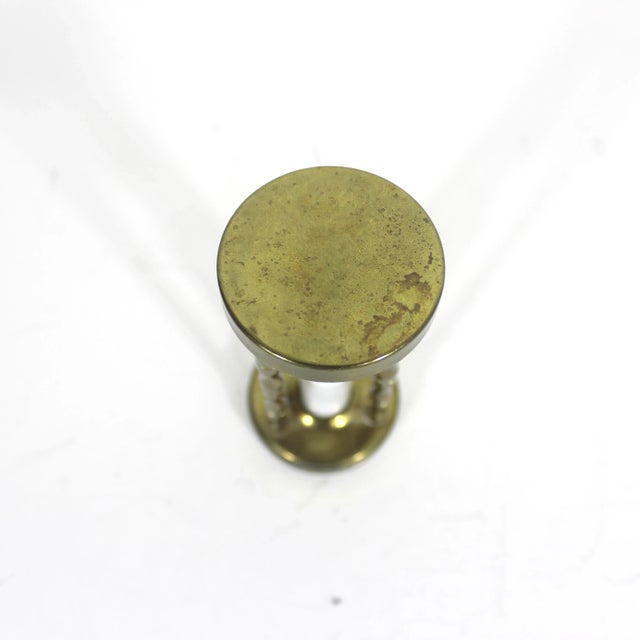 Small Vintage Brass Timer For Sale - Image 4 of 7