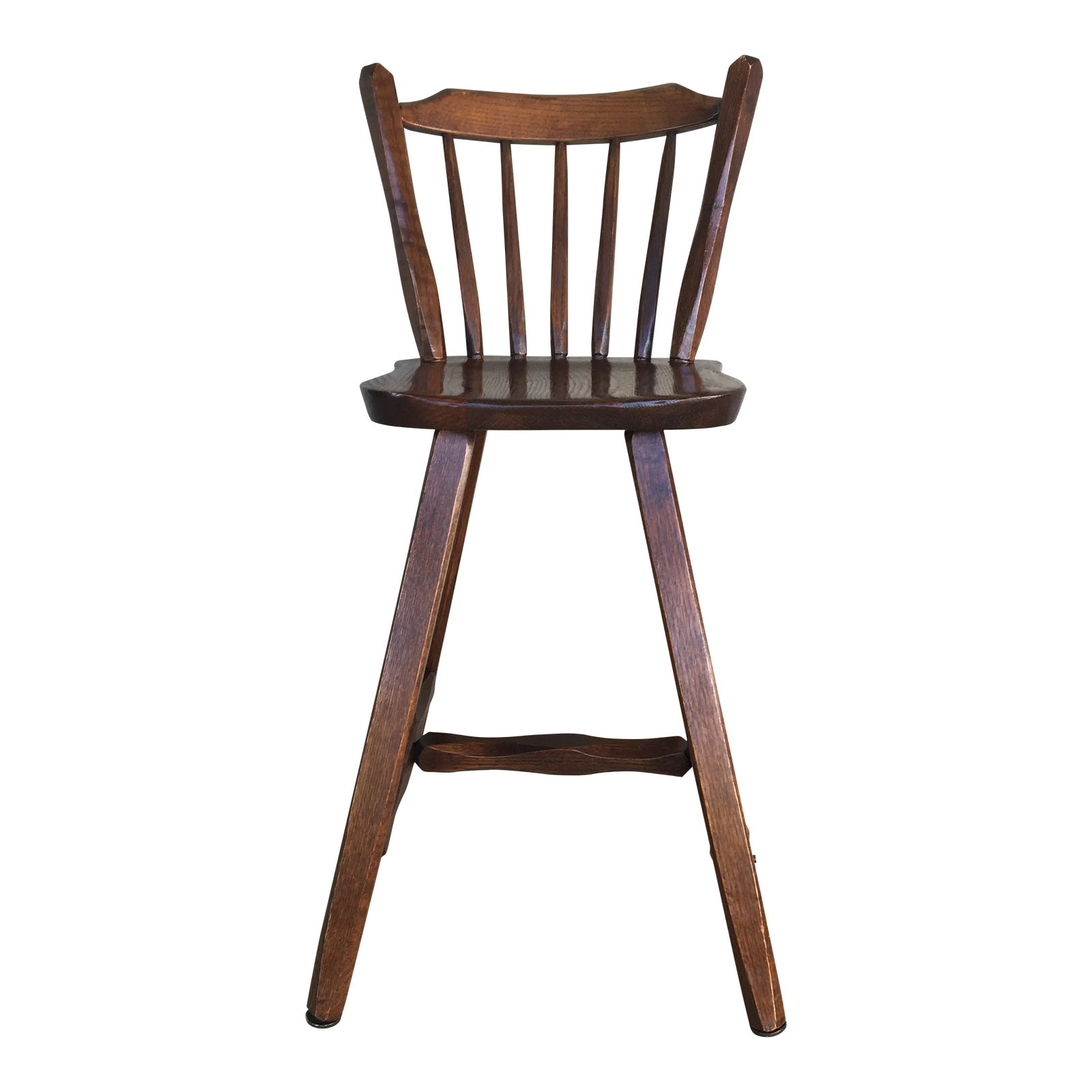 Vintage Hunt Country Furniture Solid Oak Childs Chair Chairish