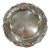 Late 19th Century European Silver Bread Plate or Dish With Decorative Edge With Rushes and Reeds For Sale