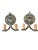 Metal Pair Cast Brass Sconces With Hammering and Tooling Pattern, 1920 For Sale - Image 7 of 7