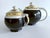 Black Art Deco Porcelain Tea Service from Epiag, 1930s, Set of 4 For Sale - Image 8 of 15
