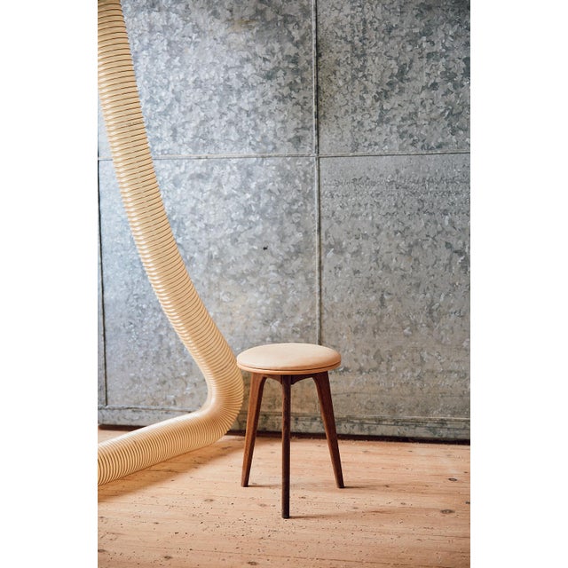 Scandinavian Stool Model SJ.08 by Erik Buch, in Flawless conditions. Designed 1960 to 1969 This piece has an attribution...