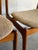 Wood In Style of Erik Buch Model 49 Teak Dining Chairs Set of 4 Fabric Wooden Seating Denmark Mid-Century Modern 1960s For Sale - Image 7 of 11
