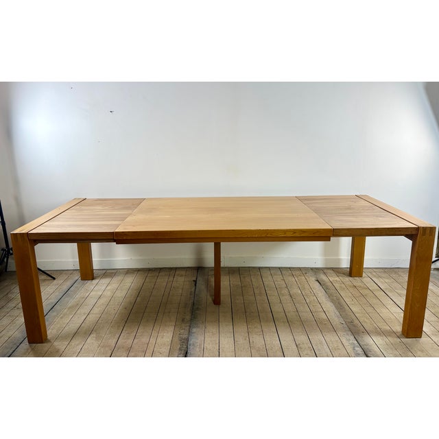 Extendable Table in Oiled Elm from Maison Regain, 1970s For Sale - Image 12 of 13