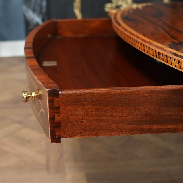 Brown 1990s Theodore Alexander Large Cocktail Table For Sale - Image 8 of 14