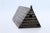 Triangular Silver Toothpick Holder with Geometric Figures and Opening in the Lid For Sale - Image 9 of 10
