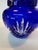 Mid 19th Century Mid 19th Century Czech Cobalt Cut to Clear Crystal Candy Dish For Sale - Image 5 of 8