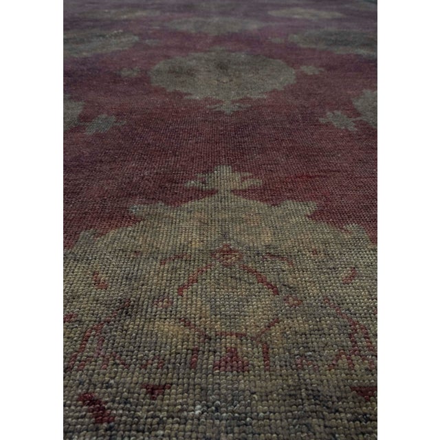 Early 21st Century Turkish Oushak Rug 6'10" x 12'9" #18689 For Sale - Image 5 of 8