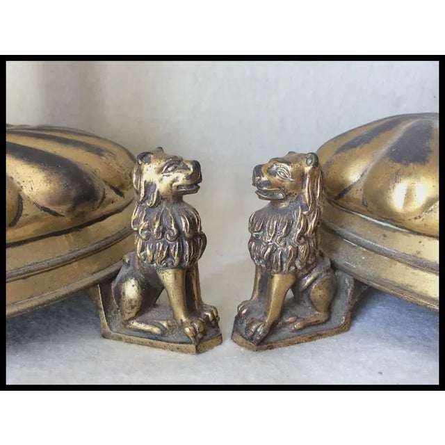 A large pair of Antique (circa 1880s or so) Victorian, Gothic Candlesticks. The Candlesticks are made of mixed metals and...