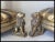 A large pair of Antique (circa 1880s or so) Victorian, Gothic Candlesticks. The Candlesticks are made of mixed metals and...