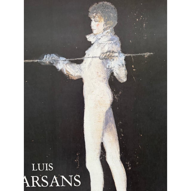 Paper Luis Marsans (1930–2015), Peintures &Amp; Dessins, 1988, Exhibition Poster, Printed in France For Sale - Image 7 of 9