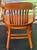 Tan 20th Century Victorian Style Oak Bankers Chair For Sale - Image 8 of 8