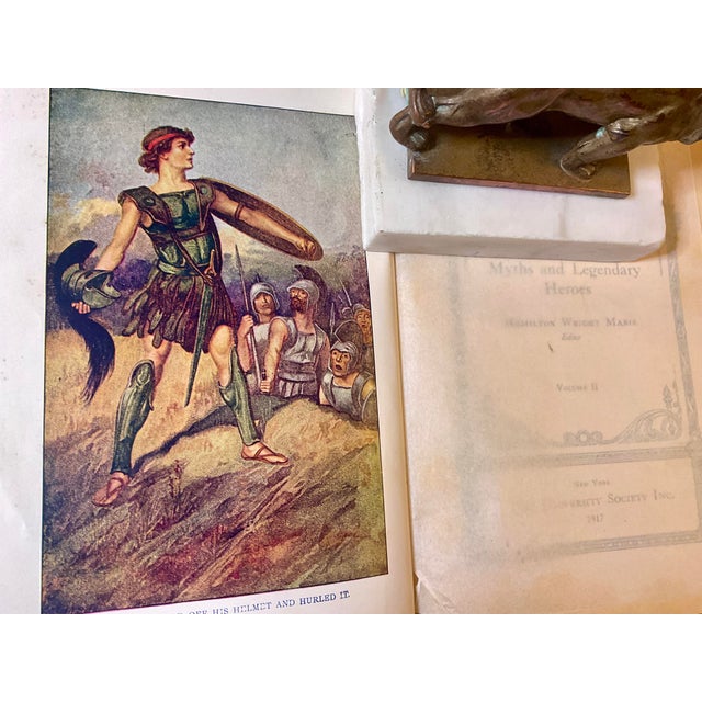 Paper A Pair of the Young Folks Treasury Volume I & Ii; Circa 1917 - Set of 2 For Sale - Image 7 of 15