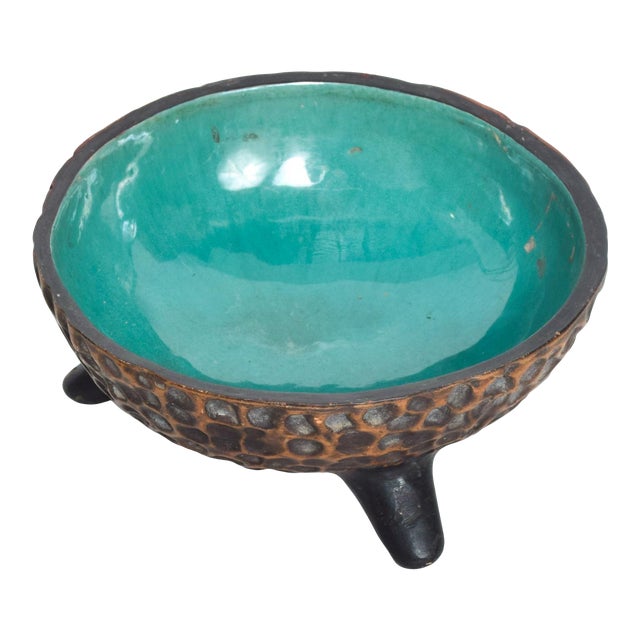Modern Mexican Decorative Bowl From Texcoco Tripod Base Chairish