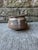 Sculpture Materials Small Vintage Rustic Indian Brown Clay Pot With Custom Metal Ring For Sale - Image 7 of 9