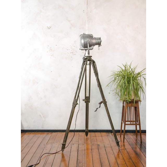 Patt 23 Spotlight Floor Lamp in Bead-Blasted Aluminium from Strand Electric, England, 1960s For Sale - Image 6 of 16