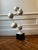 1970s Sculptural Eyeball Atom Lamp in White For Sale - Image 4 of 8