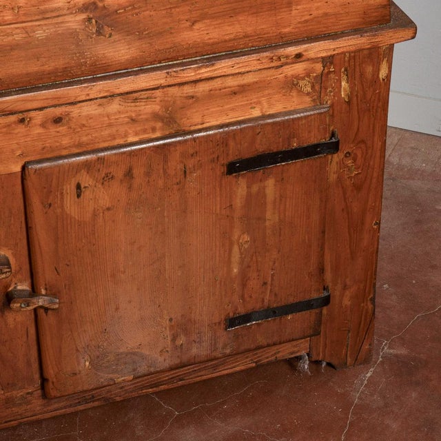 Flared Fir Sideboard, Late 19th Century For Sale - Image 15 of 18