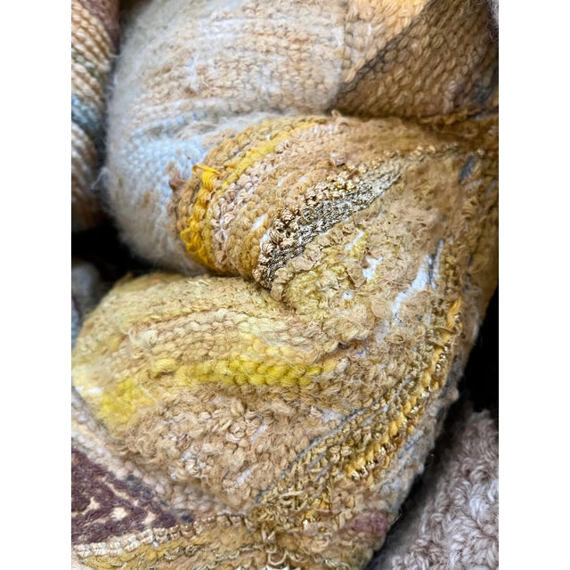 Folk Art Trudi Shippenberg, Large Americana Folk Art Pictorial Hooked Rug Wool Wall Hanging Tapestry For Sale - Image 3 of 9