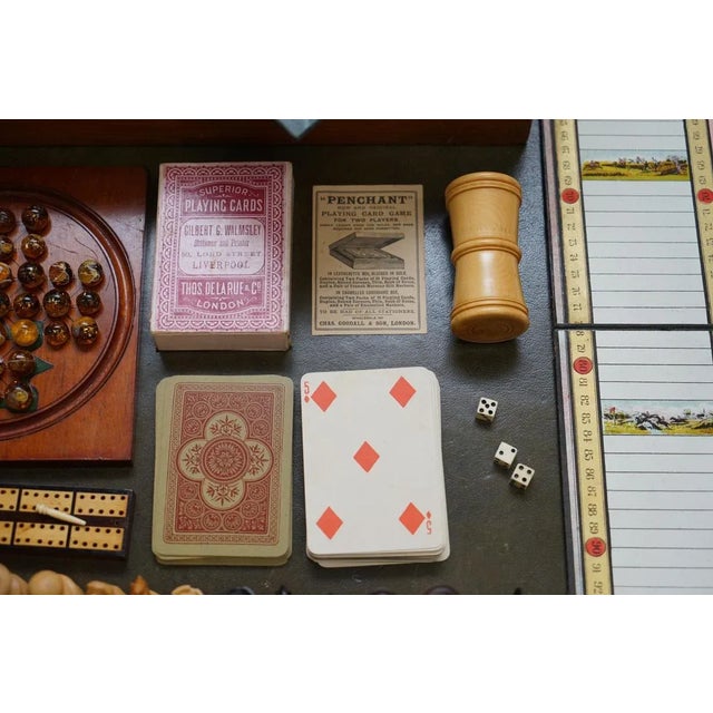 Victorian Hardwood Games Compendium Including Chess & Dice, 1890s For Sale - Image 14 of 18
