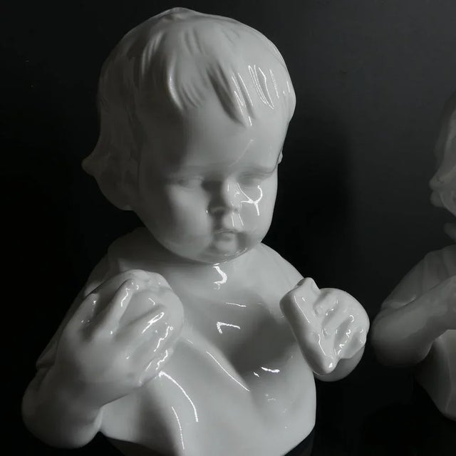 1960s Child Sculptures from Gräfenthal, Germany, 1960s, Set of 2 For Sale - Image 5 of 9