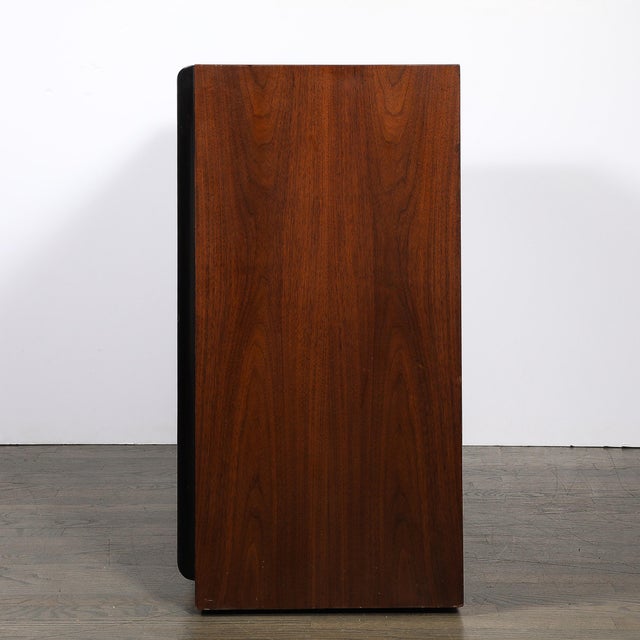Mid-Century Walnut & Lacquered Chest by Robsjohn-Gibbings for Widdicomb Company For Sale - Image 13 of 18