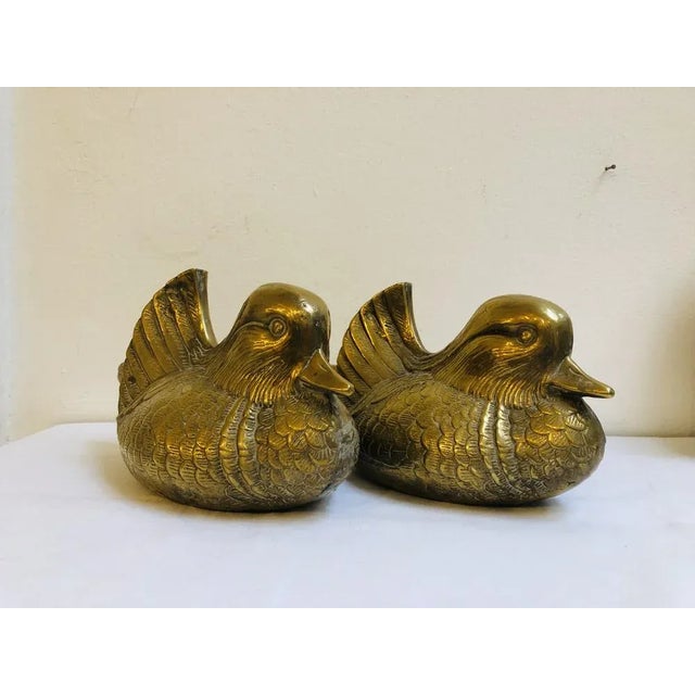 Ducks in Brass, 1950s, Set of 2, in Good conditions. Designed 1950 to 1959
