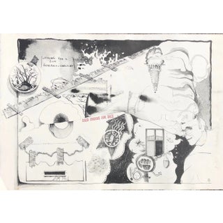 1970s Looking for a Fine Feather Catcher Lithograph For Sale