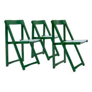 Trieste Folding Chairs by Aldo Jacober, 1970s, Set of 3 For Sale