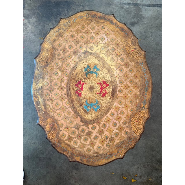 An exceptional, period-made early 20th-century Venetian Rococo coffee table, masterfully hand-crafted. Featuring a...