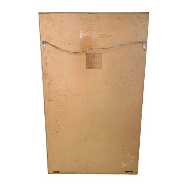 Glass Vintage Mid Century La Barge Elegant Mirror For Sale - Image 7 of 9