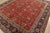 Farmhouse Tabriz Rug 10’2” X 11’5” Red Wool Vintage Traditional Hand-Knotted Carpet For Sale - Image 3 of 15