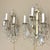 Neoclassical Pair of Timeless Solid Brass & Cut Crystal Wall Sconces For Sale - Image 3 of 18