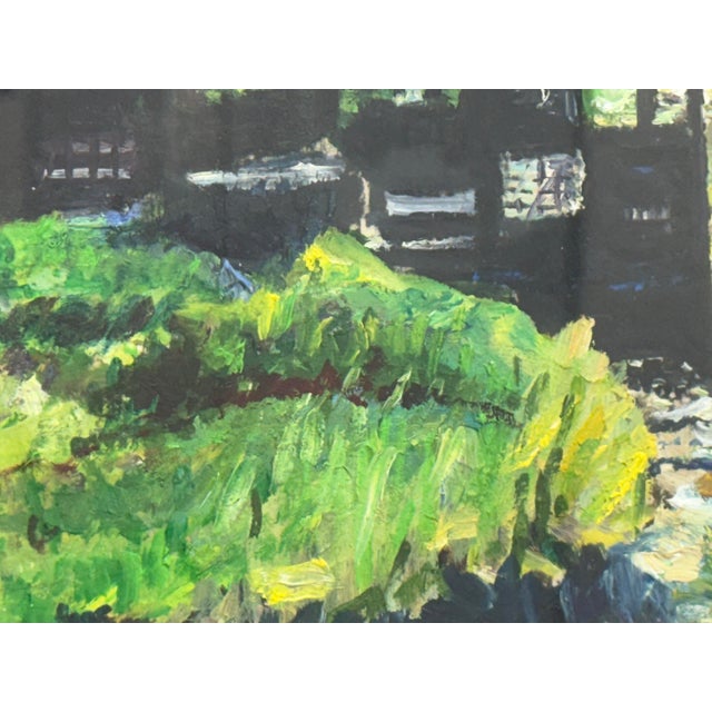 Original Oil Painting of Riverbend, Framed & Signed by Artist C. Z. For Sale - Image 11 of 12