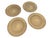 Trompe Loleil Faux Woven Wicker Charger Plates- Set of 4 For Sale - Image 12 of 12
