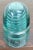 Glass Vintage Aqua or Teal Glass h.g. Co. Insulator For Sale - Image 7 of 9