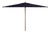 Aklin 6.5Ft X 10Ft Rectangle Wooden Pulley Market Umbrella (No Tilt), Navy For Sale