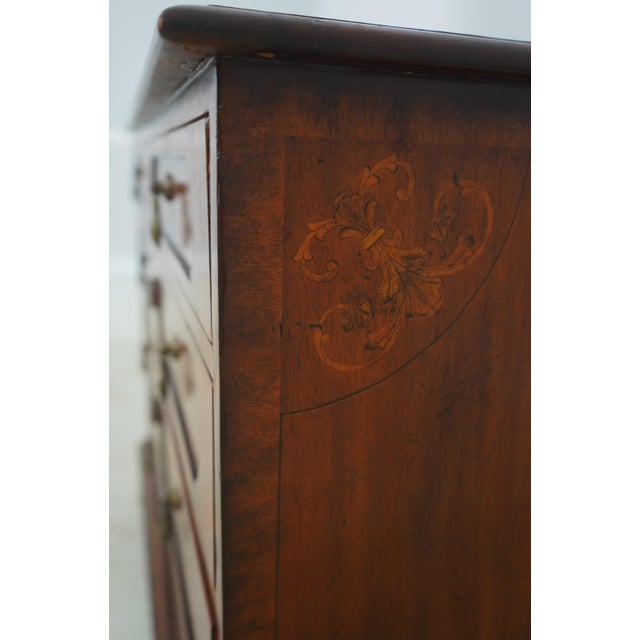 Maitland Smith Italian Neoclassical Style Inlaid Chest For Sale - Image 15 of 18