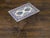Green Midcentury Italian Wrought-Iron Coffee Table with Tile Top and Scrolling Base For Sale - Image 8 of 11