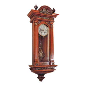 1902 Lenzkirch Black Forest Clock in Carved Case Mechanical Regulator Clock