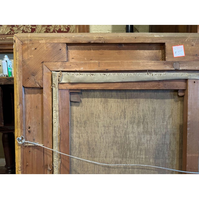 19th Century Swiss Pastoral Cow Painting Signed Charles Humbert in Frame For Sale - Image 11 of 12