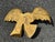 American Early 20th C. American Gilt Wood Carved Eagle + Shield Patriotic Icon For Sale - Image 3 of 10