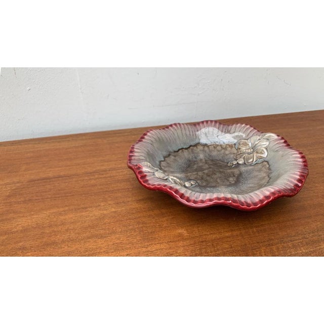 Large Mid-Century Eastern German GDR Pottery Bowl from Strehla Keramik, 1960s For Sale - Image 15 of 18